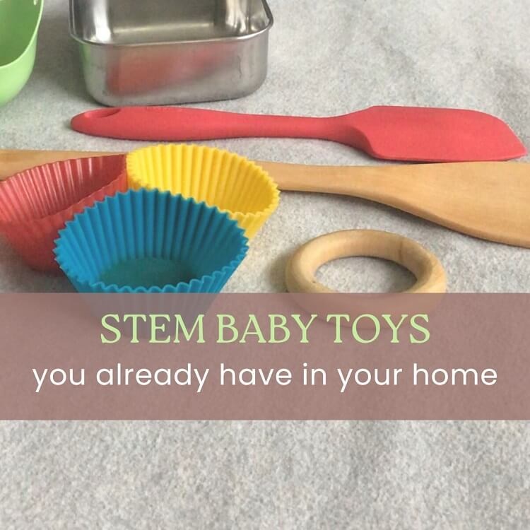 Educational baby toys found in your home: muffin cups, spatulas, containers Educational baby toys found in your home: muffin cups, spatulas, containers