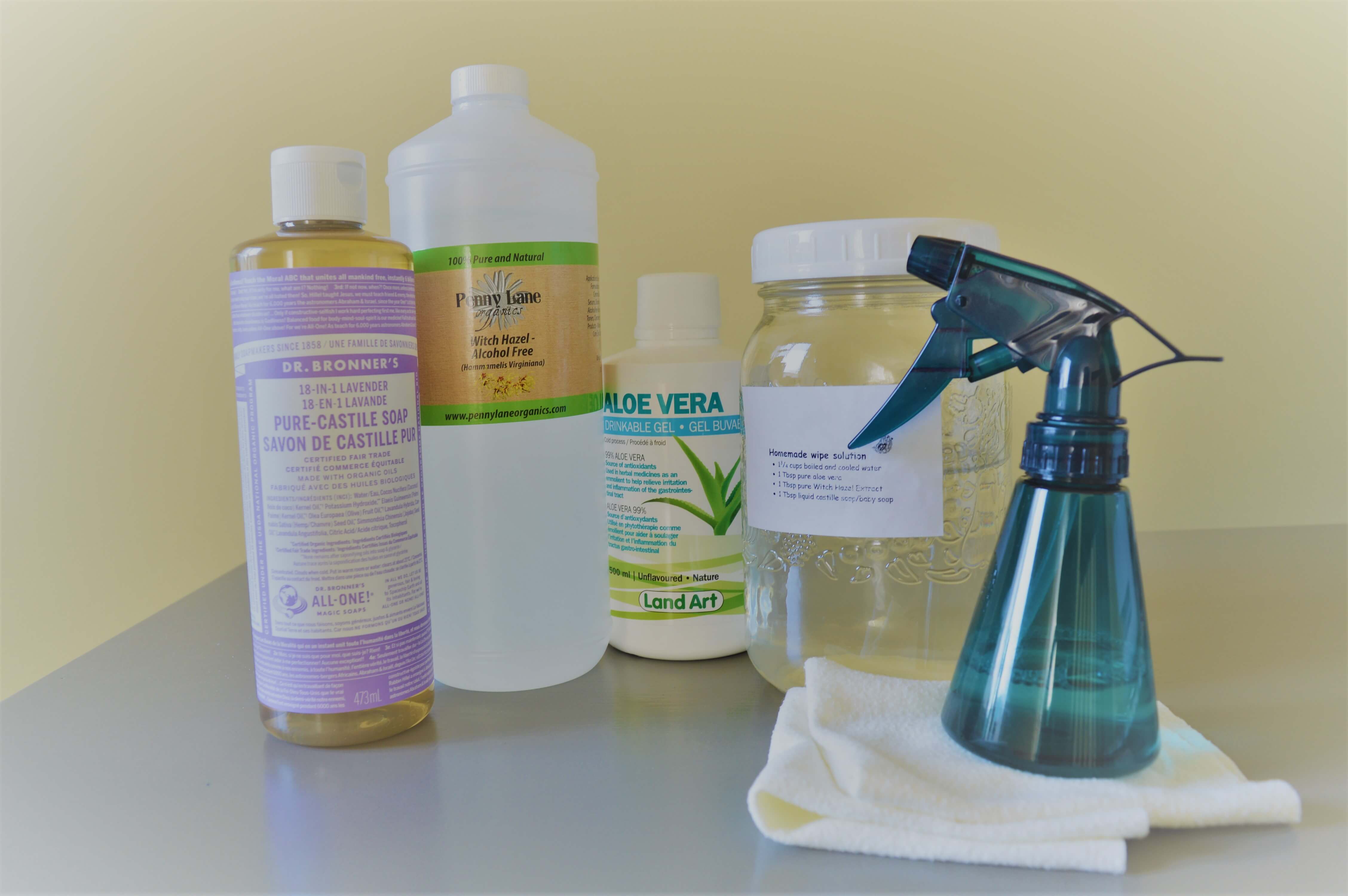 Diy deals wipes solution