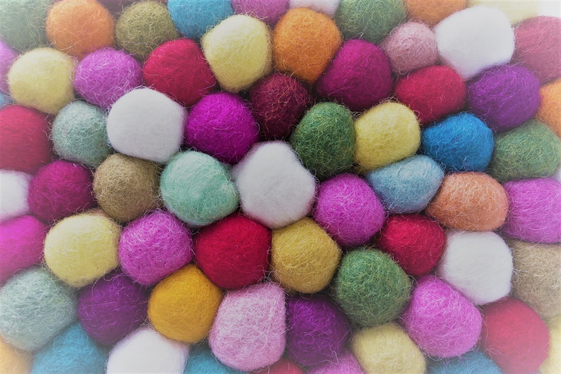 Felt pom poms