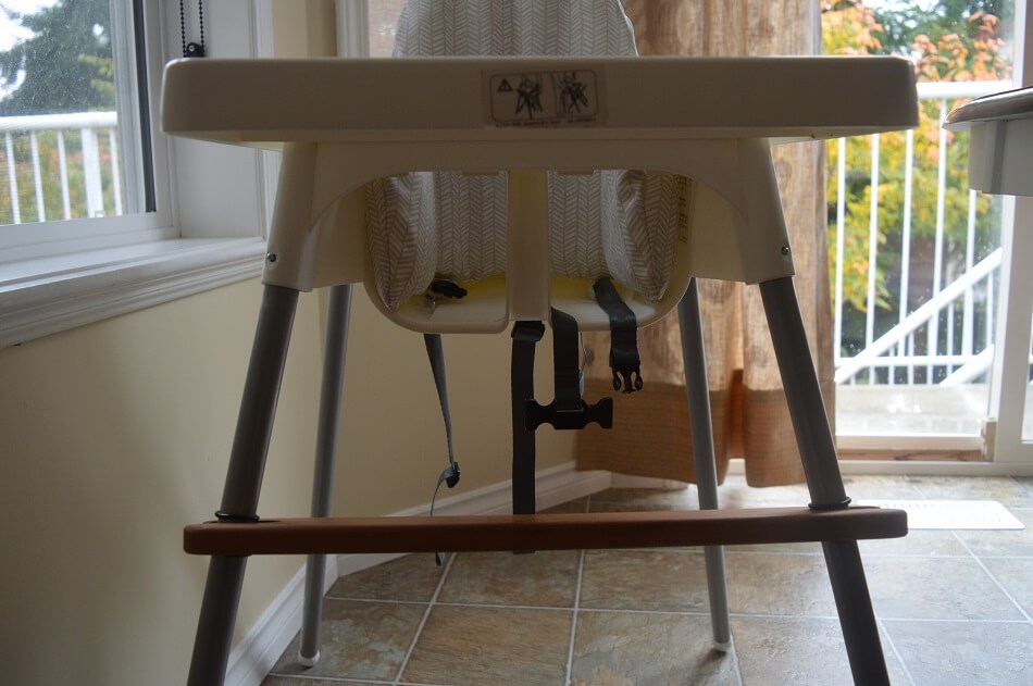 Ikea antilop high chair with wooden footrest Ikea antilop high chair with wooden footrest